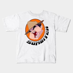 SUMBITCH V1-ORANGE Kids T-Shirt